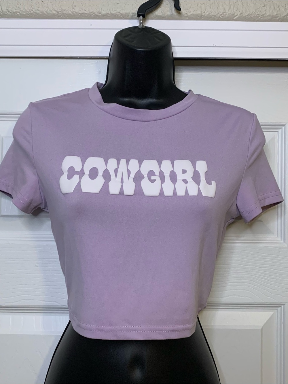Lavender Cowgirl Crop Top